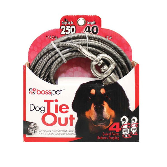 Boss Pet Products Tie-Out Comfort Snap 40ft XXL